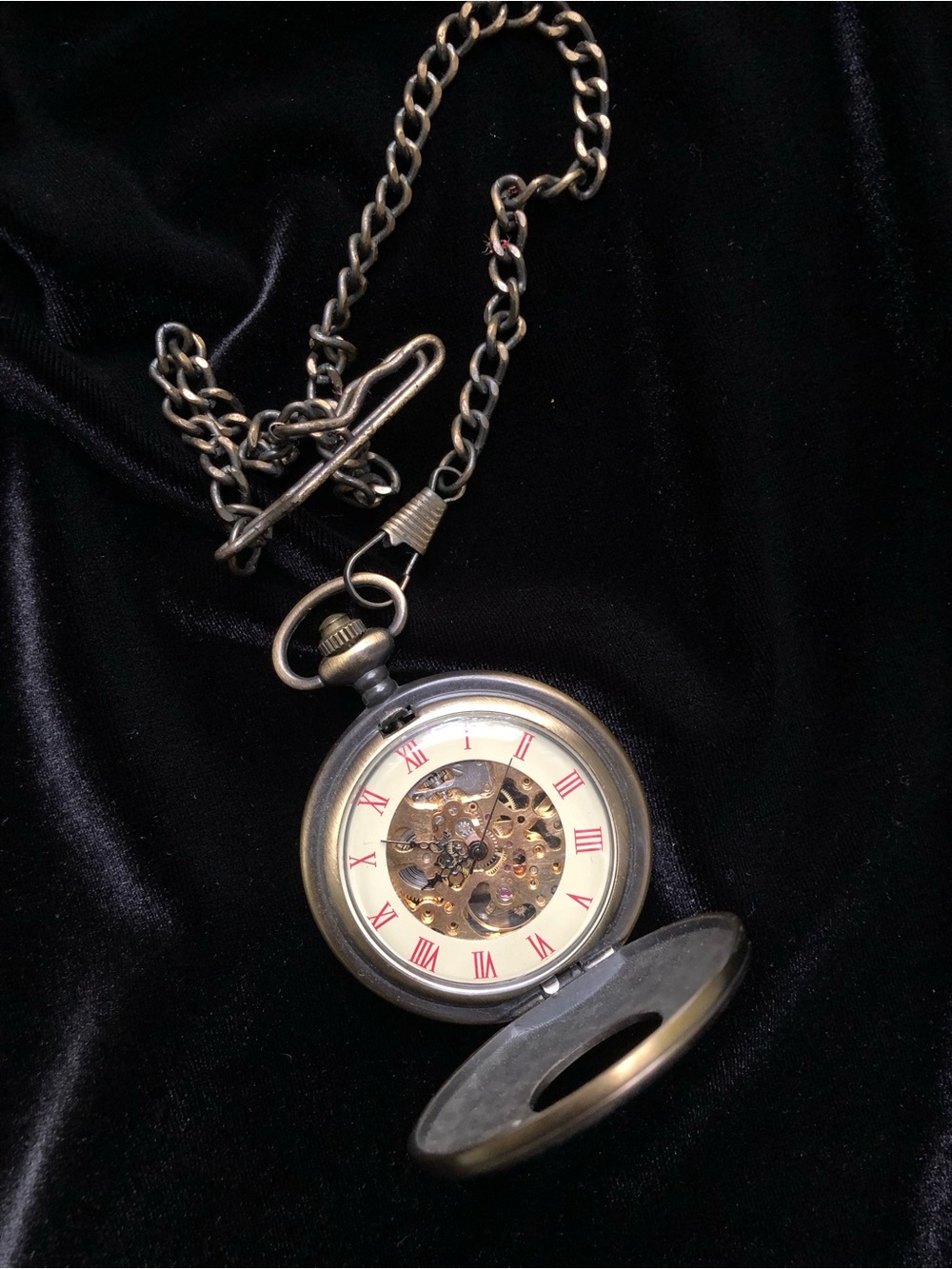 Mechanical Skeleton Watch Antique Inspired